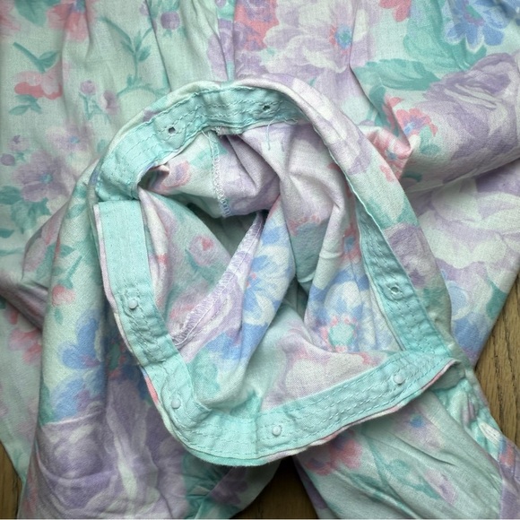 Vintage Polly Flinders Floral Bubble Bottom Babygirl Onepiece Romper 18 Months - Picture 10 of 14